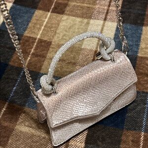 Aldo Silver Mini Bag